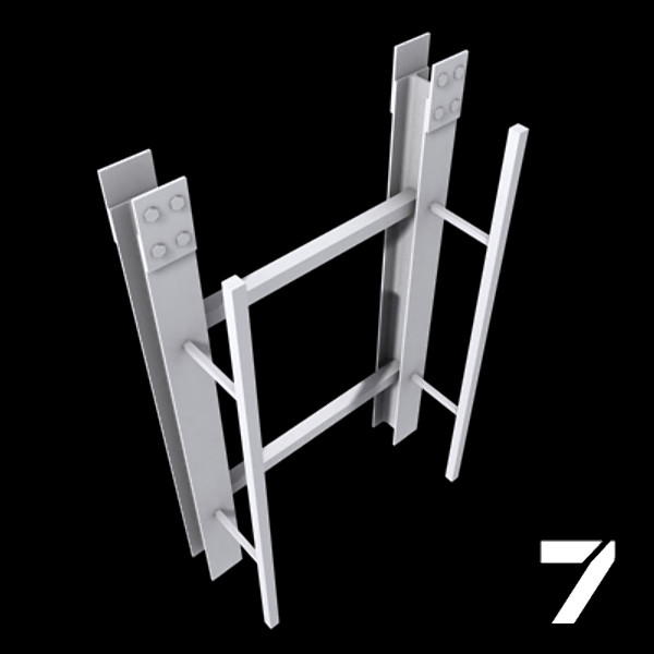 ladder set 1 3d model - Ladder Set #1 by SuIXo